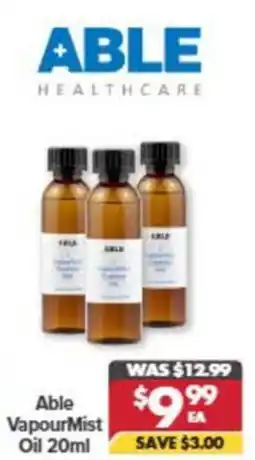 Pharmacy4Less Able VapourMist Oil offer