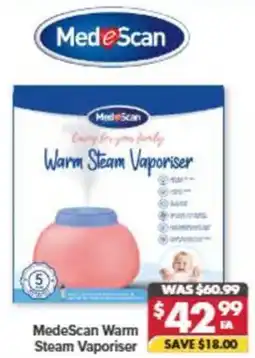 Pharmacy4Less MedeScan Warm Steam Vaporiser offer