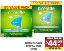 Pharmacy4Less Nicorette Gum offer
