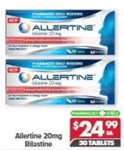 Pharmacy4Less Allertine 20mg Bilastine offer