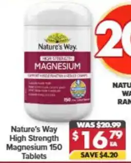 Pharmacy4Less Nature's Way High Strength Magnesium 150 offer