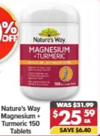 Pharmacy4Less Nature's Way Magnesium + Turmeric offer