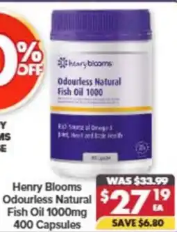 Pharmacy4Less Henry Blooms Odourless Natural offer