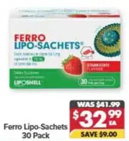Pharmacy4Less Ferro Lipo-Sachets offer