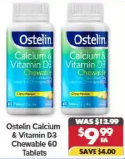 Pharmacy4Less Ostelin Calcium & Vitamin D3 offer