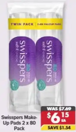 Pharmacy4Less Swisspers Make Up Pads offer