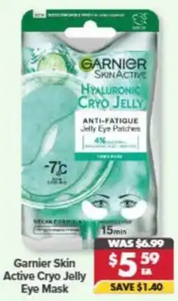 Pharmacy4Less Garnier Skin Active Cryo Jelly Eye Mask offer