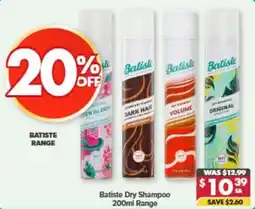 Pharmacy4Less Batiste Dry Shampoo offer
