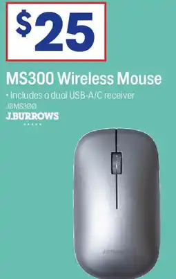 Officeworks MS300 Wireless Mouse offer