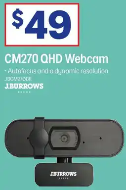 Officeworks Cm270 qhd webcam offer