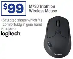 Officeworks M720 Triathlon Wireless Mouse offer