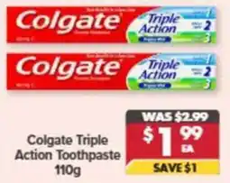 Pharmacy4Less Colgate Triple Action Toothpaste offer