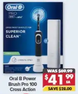 Pharmacy4Less Oral B Power Brush Pro 100 Cross Action offer