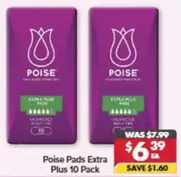 Pharmacy4Less Poise Pads Extra Plus offer