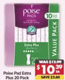 Pharmacy4Less Poise Pad Extra Plus offer