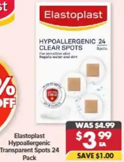 Pharmacy4Less Elastoplast Hypoallergenic Transparent Spots offer