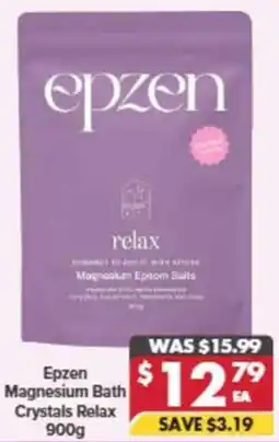 Pharmacy4Less Epzen Magnesium Bath Crystals Relax offer