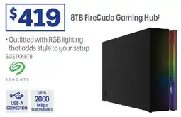 Officeworks 8TB FireCuda Gaming Hub offer