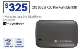 Officeworks 2TB Boost X30 Pro Portable SSD offer