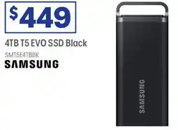 Officeworks 4TB T5 EVO SSD Black offer