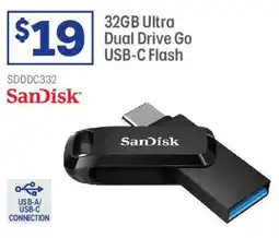 Officeworks 32GB Ultra Dual Drive Go USB-C Flash offer