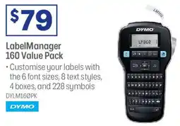 Officeworks LabelManager 160 Value Pack offer