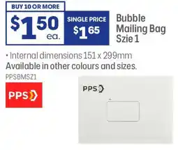 Officeworks Bubble Mailing Bag offer