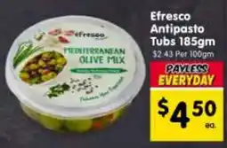 Spar Efresco Antipasto Tubs offer