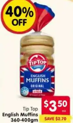Spar Tip Top Mini Wraps offer