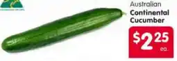 Spar Australian Continental Cucumber offer