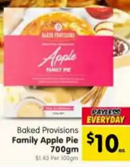 Spar Baked Provisions Family Apple Pie offer