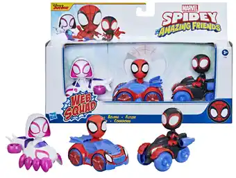 BIG W Spidey & friends 3-pack web squad racers offer