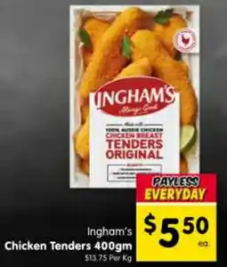 Spar Ingham's Chicken Tenders offer