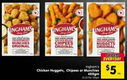 Spar Ingham's Chicken Nuggets, Chipees or Munchies offer