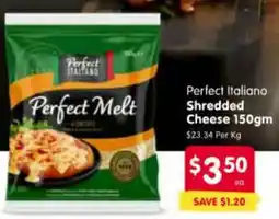 Spar Perfect Italiano Shredded Cheese offer