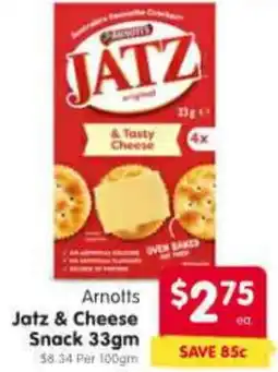 Spar Arnotts Jatz & Cheese Snack offer