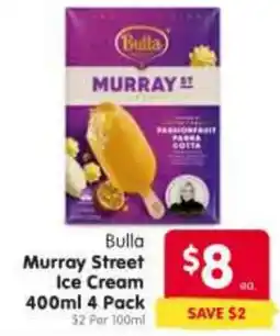 Spar Bulla Murray Street Ice Cream offer