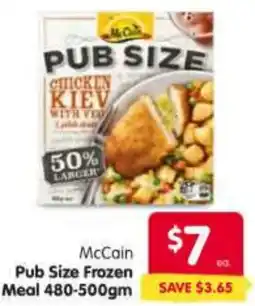 Spar McCain Pub Size Frozen Meal offer