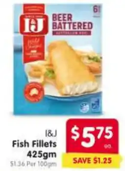 Spar I&J Fish Fillets offer