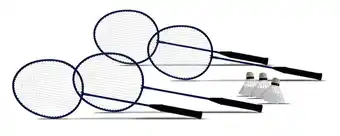 BIG W Circuit 4 player badminton set offer
