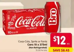 Spar Coca-Cola, Sprite or Fanta Cans offer