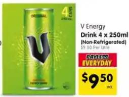 Spar V Energy Drink offer