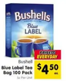 Spar Bushells Blue Label Tea Bag offer