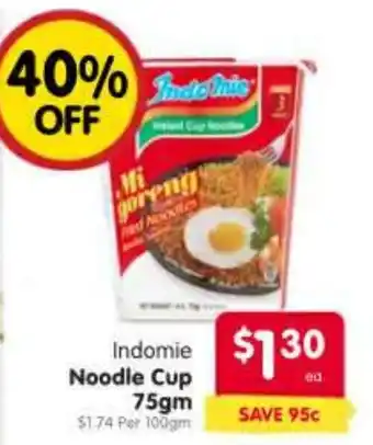 Spar Indomie Noodle Cup offer