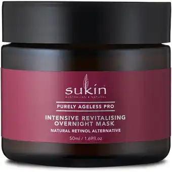 BIG W Sukin purely ageless revitalising mask offer