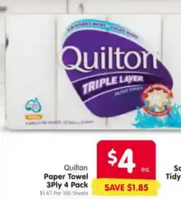 Spar Quilton Paper Towel offer