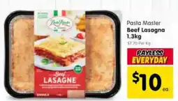 Spar Pasta Master Beef Lasagna offer