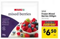 Spar SPAR Frozen Mixed Berries offer