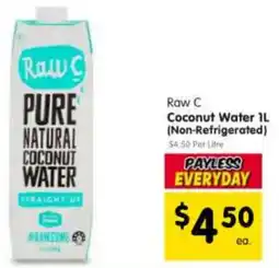 Spar Raw C Coconut Water offer