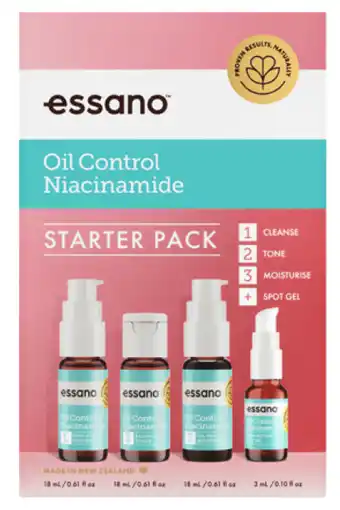 BIG W Essano oil control niacinamide starter pack offer
